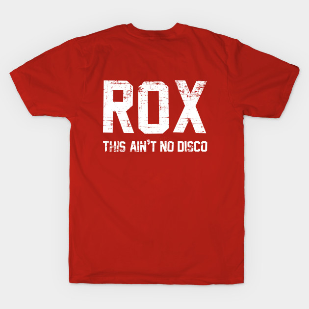 Rox • This ain’t no disco Distressed White by Fresh Fly Threads